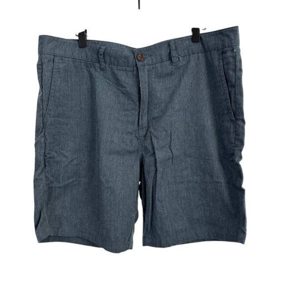 Katin Men's Court Flat Front Chino Shorts‎ Blue Size 38 Casual
